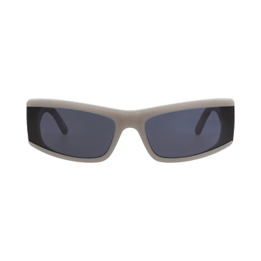 Balenciaga Cat Eye-Frame Recycled Acetate Sunglasses — Grey