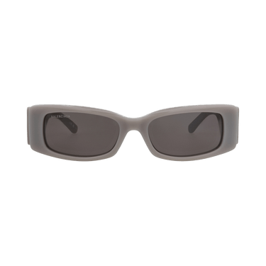 Balenciaga Square-Frame Recycled Acetate Sunglasses — Grey