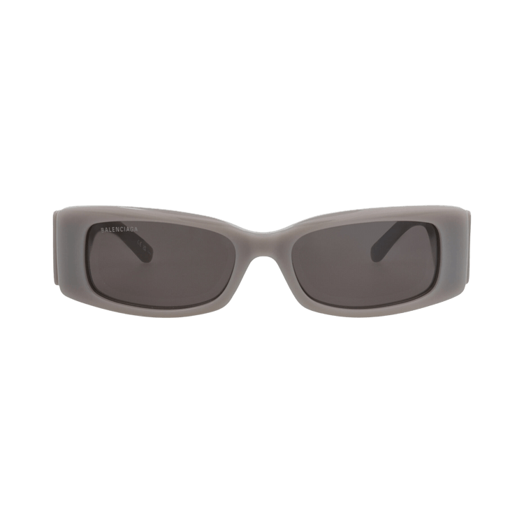 Balenciaga Square-Frame Recycled Acetate Sunglasses — Grey