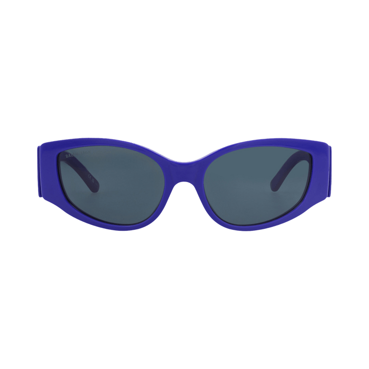 Balenciaga Cat Eye-Frame Recycled Acetate Sunglasses — Blue