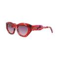 Chloé Cat Eye-Frame Recycled Acetate Sunglasses — Red