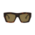 Gucci Square-Frame Recycled Acetate Sunglasses — Brown