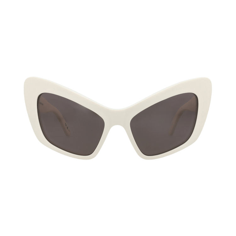 Balenciaga Cat Eye-Frame Recycled Acetate Sunglasses — White