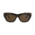 Bottega Veneta Cat Eye-Frame Recycled Acetate Sunglasses — Brown