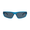Balenciaga Square-Frame Recycled Acetate Sunglasses — Blue