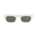 Gucci Square-Frame Recycled Acetate Sunglasses — White