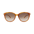 Gucci Round-Frame Recycled Acetate Sunglasses — Brown