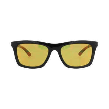 Gucci Square-Frame Injection Sunglasses — Black