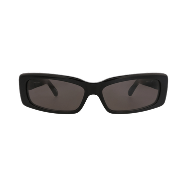 Balenciaga Square-Frame Recycled Acetate Sunglasses — Black