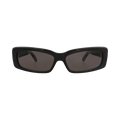 Balenciaga Square-Frame Recycled Acetate Sunglasses — Black