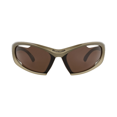 Balenciaga Shield-Frame Bio Injection Sunglasses — Green