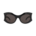 Balenciaga Cat Eye-Frame Bio Injection Sunglasses — Black