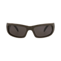 Balenciaga Square-Frame Bio Injection Sunglasses — Brown