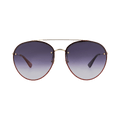 Gucci Aviator-Frame Metal Sunglasses — Gold