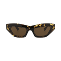 Bottega Veneta Cat Eye-Frame Recycled Acetate Sunglasses — Brown