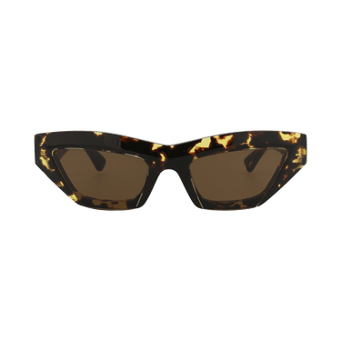 Bottega Veneta Cat Eye-Frame Recycled Acetate Sunglasses — Brown