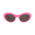 Balenciaga Round-Frame Recycled Acetate Sunglasses — Pink