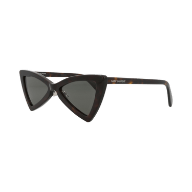Saint Laurent Cat Eye-Frame Recycled Acetate Sunglasses — Brown