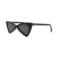 Saint Laurent Cat Eye-Frame Recycled Acetate Sunglasses — Brown