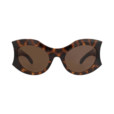 Balenciaga Cat Eye-Frame Bio Injection Sunglasses — Brown