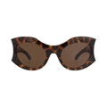 Balenciaga Cat Eye-Frame Bio Injection Sunglasses — Brown