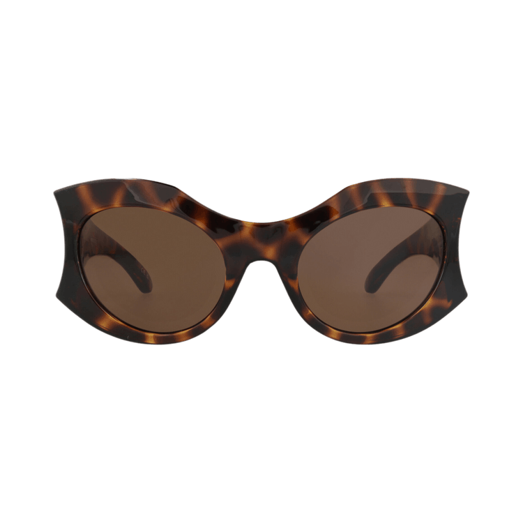Balenciaga Cat Eye-Frame Bio Injection Sunglasses — Brown