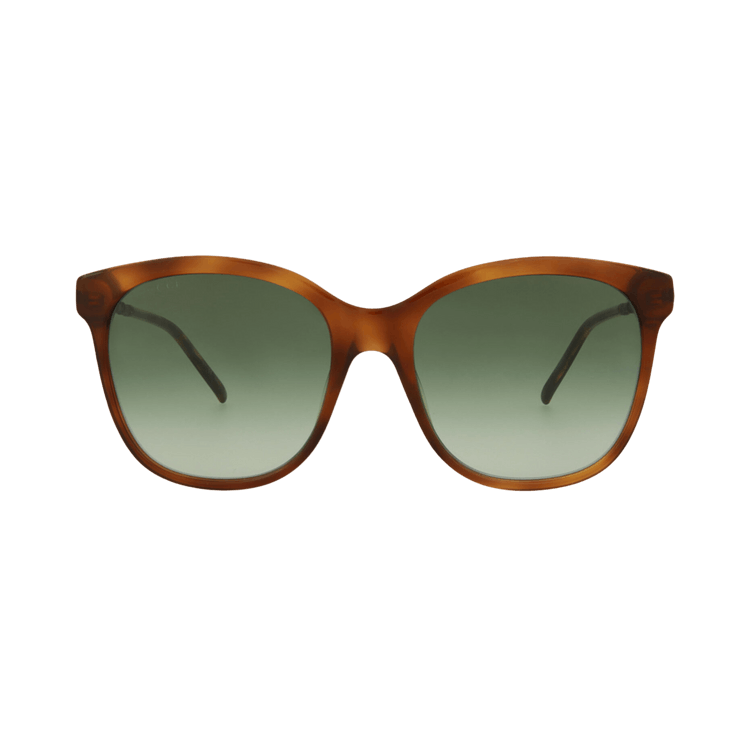 Gucci Square-Frame Acetate Sunglasses — Brown