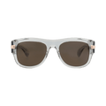 Gucci Square-Frame Recycled Acetate Sunglasses — Grey