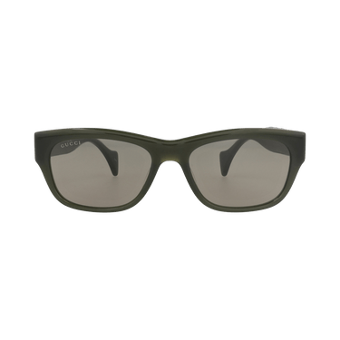 Gucci Square-Frame Recycled Acetate Sunglasses — Green
