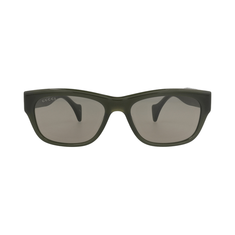 Gucci Square-Frame Recycled Acetate Sunglasses — Green