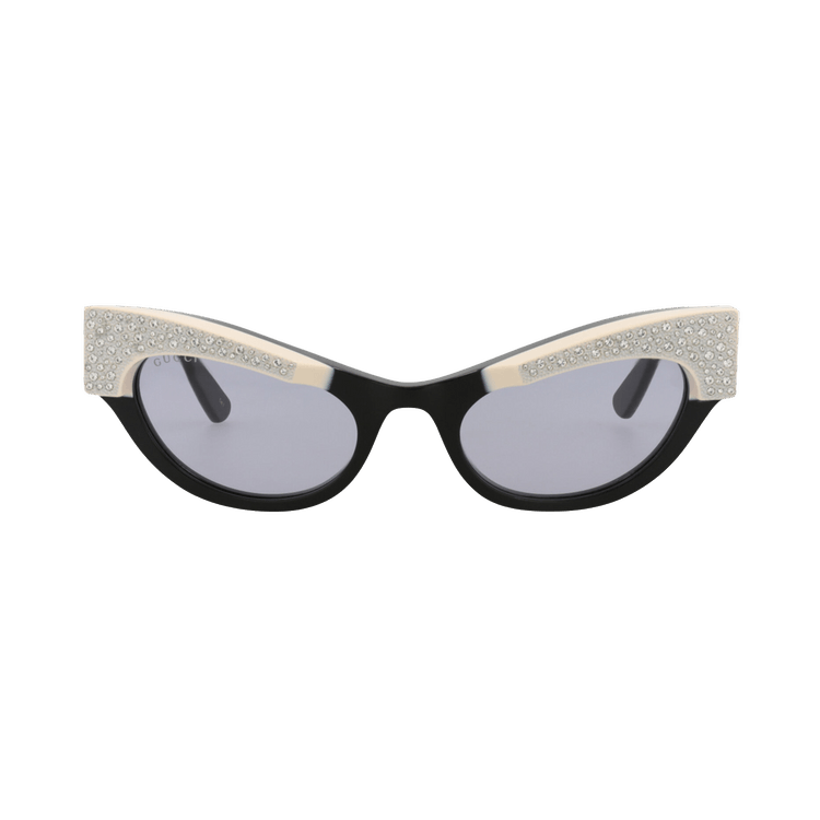 Gucci Cat Eye-Frame Acetate Sunglasses — Black