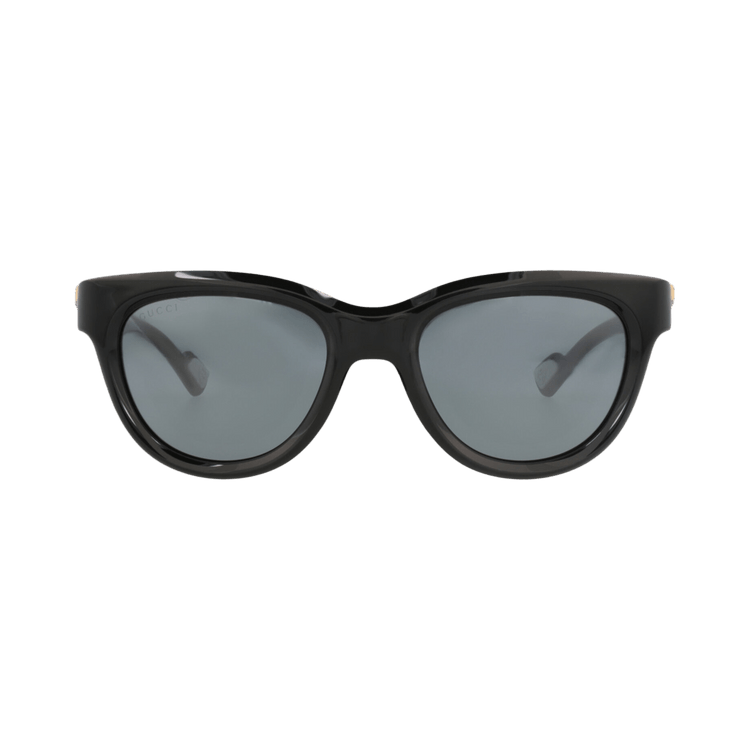 Gucci Round-Frame Injection Sunglasses — Black