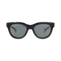 Gucci Round-Frame Injection Sunglasses — Black