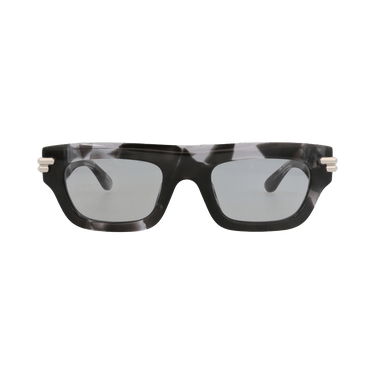 Bottega Veneta Square-Frame Recycled Acetate Sunglasses — Brown