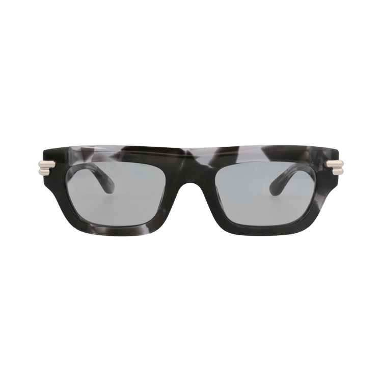 Bottega Veneta Square-Frame Recycled Acetate Sunglasses — Brown