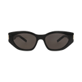 Saint Laurent Cat Eye-Frame Recycled Acetate Sunglasses — Black