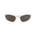Balenciaga Shield-Frame Bio Injection Sunglasses — White
