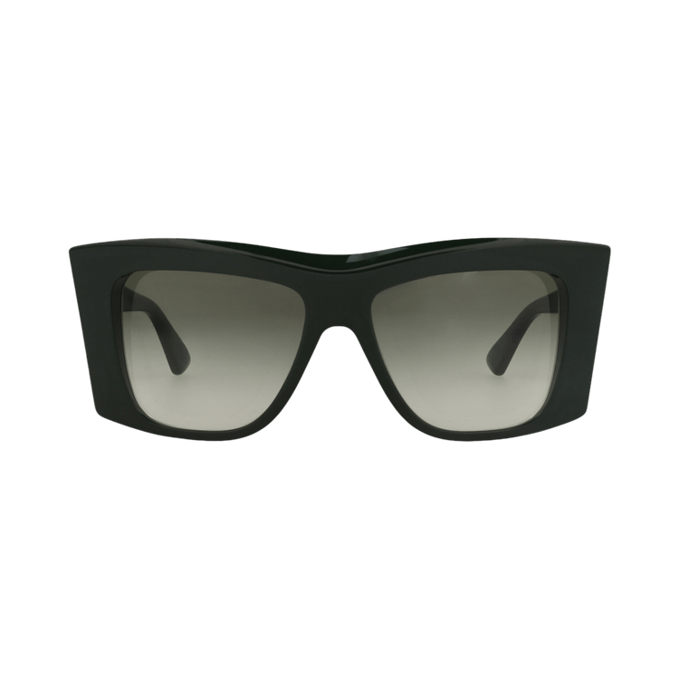 Bottega Veneta Square-Frame Recycled Acetate Sunglasses — Green