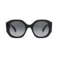Chloé Round-Frame Recycled Acetate Sunglasses — Blue