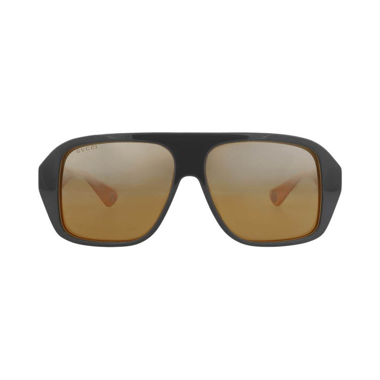 Gucci Aviator-Frame Recycled Acetate Sunglasses — Grey