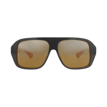 Gucci Aviator-Frame Recycled Acetate Sunglasses — Grey