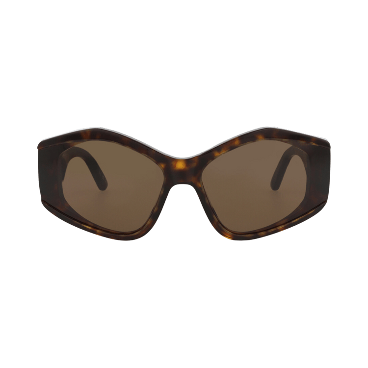 Balenciaga Cat Eye-Frame Recycled Acetate Sunglasses — Brown