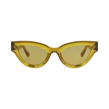 Bottega Veneta Cat Eye-Frame Injection Sunglasses — Brown