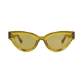 Bottega Veneta Cat Eye-Frame Injection Sunglasses — Brown