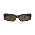 Balenciaga Square-Frame Recycled Acetate Sunglasses — Brown