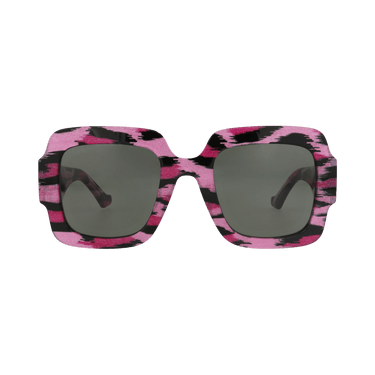 Gucci Square-Frame Recycled Acetate Sunglasses — Black