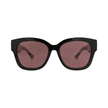 Gucci Square-Frame Recycled Acetate Sunglasses — Black
