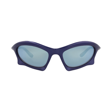 Balenciaga Shield-Frame Bio Injection Sunglasses — Blue