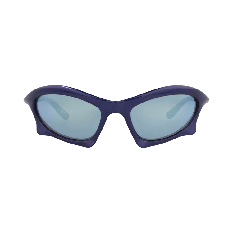 Balenciaga Shield-Frame Bio Injection Sunglasses — Blue
