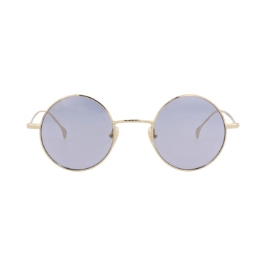 Gucci Round-Frame Metal Sunglasses — Gold